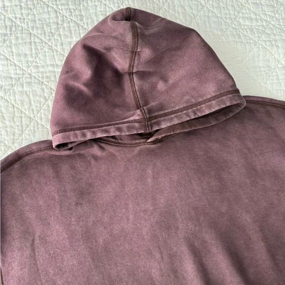 H&M Purple Sweatshirt Relaxed Fit Cotton-Blend - Picture 2 of 8